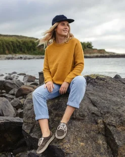 Knitwear|Sweaters|Passenger Cove Recycled Knitted Sweater - Amber Gold AmberGold
