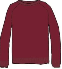 Sweaters|Knitwear|Passenger Cove Recycled Knitted Sweater - Rhubarb