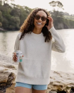 Knitwear|Sweaters|Passenger Cove Recycled Knitted Sweater - Off White OffWhite