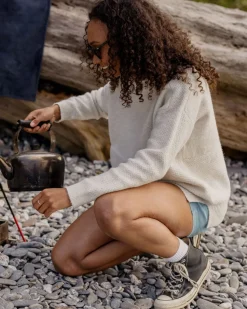Knitwear|Sweaters|Passenger Cove Recycled Knitted Sweater - Off White OffWhite