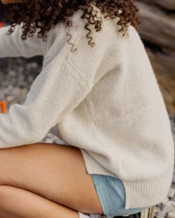 Knitwear|Sweaters|Passenger Cove Recycled Knitted Sweater - Off White OffWhite