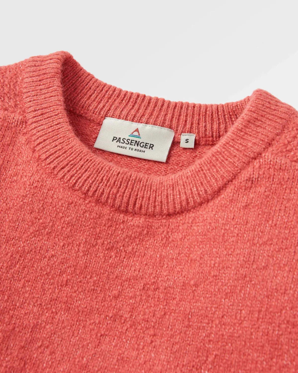 Knitwear|Sweaters|Passenger Cove Recycled Knitted Sweater - Mineral Red MineralRed