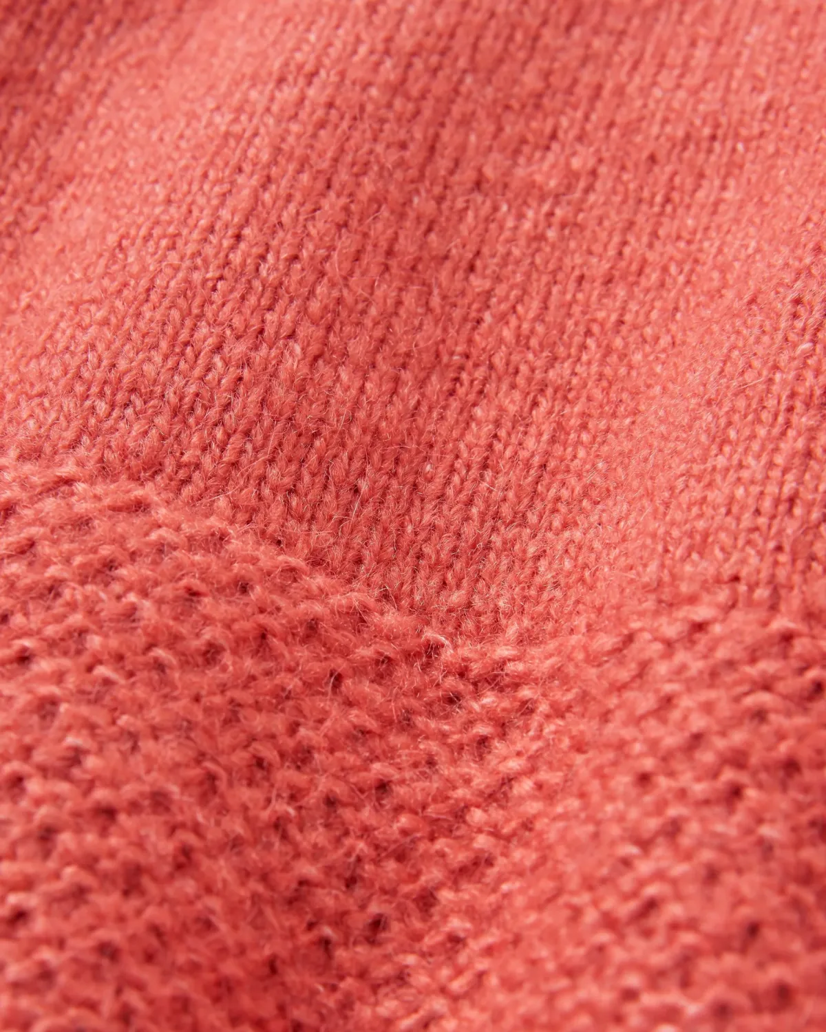 Knitwear|Sweaters|Passenger Cove Recycled Knitted Sweater - Mineral Red MineralRed