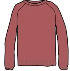 Knitwear|Sweaters|Passenger Cove Recycled Knitted Sweater - Mineral Red MineralRed