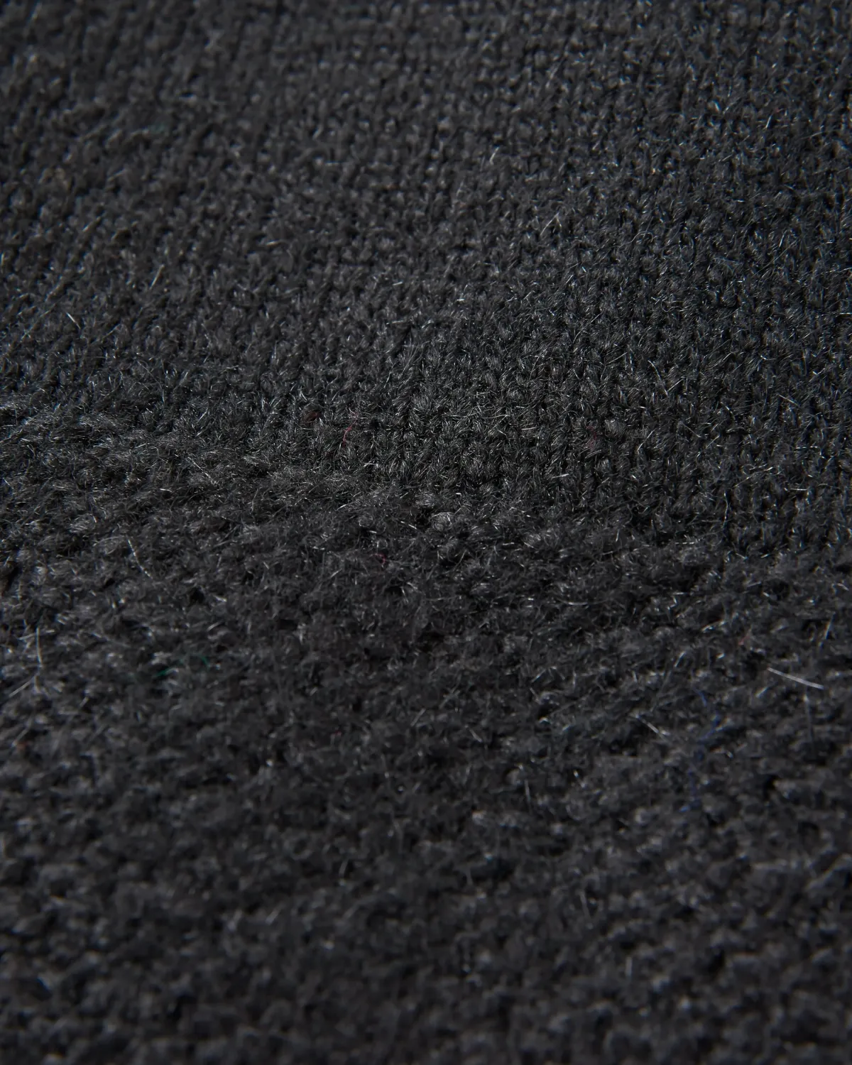 Knitwear|Sweaters|Passenger Cove Recycled Knitted Sweater - Black