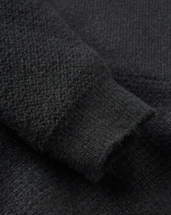 Knitwear|Sweaters|Passenger Cove Recycled Knitted Sweater - Black