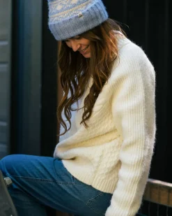 Sweaters|Passenger Cozy Cable Recycled Knitted Sweater - Off White OffWhite