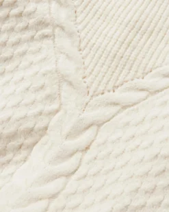 Sweaters|Passenger Cozy Cable Recycled Knitted Sweater - Off White OffWhite