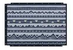 Blankets|Blankets|Passenger Cozy Recycled Sherpa Blanket - Mountain Geo Grey Blue MountainGeoGreyBlue
