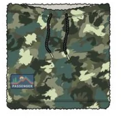 Neckwear & Snoods|Scarves & Neckwear|Passenger Cozy Recycled Sherpa Fleece Neck Gaiter - Alpine Camo Khaki Green AlpineCamoKhakiGreen