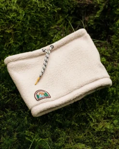 Neckwear & Snoods|Beanies|Passenger Cozy Sherpa Fleece Neck Gaiter - Oatmeal