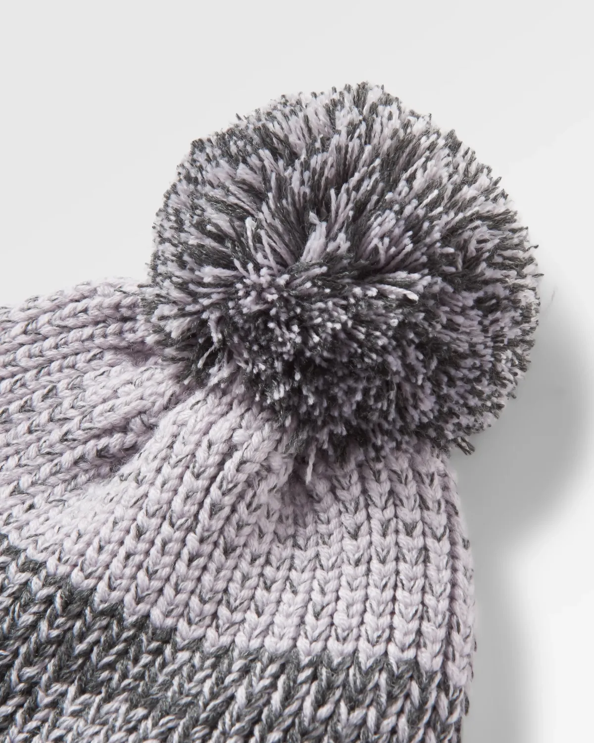 Beanies|Beanies|Passenger Crag Recycled Bobble Hat - Charcoal/Stone Charcoal/Stone