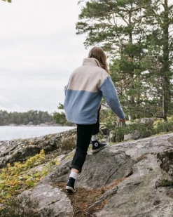 Fleece|Fleece|Passenger Create Recycled Deep-Pile Sherpa Fleece - Blue Fog BlueFog