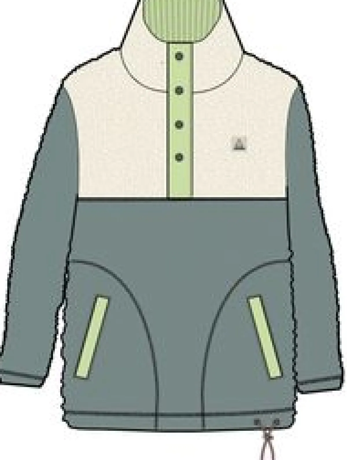 Fleece|Fleece|Passenger Create Recycled Deep-Pile Sherpa Fleece - Arctic