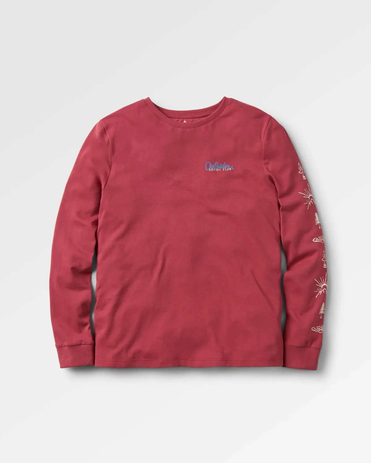 T-Shirts & Tank Tops|Tops & T-Shirts|Passenger Dawn Recycled Cotton Long Sleeve T-Shirt - Earth Red EarthRed
