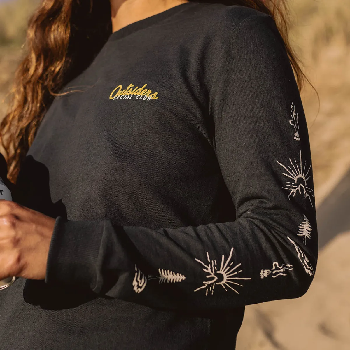 T-Shirts & Tank Tops|Tops & T-Shirts|Passenger Dawn Recycled Cotton Long Sleeve T-Shirt - Black