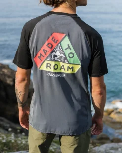 T-Shirts & Tank Tops|T-Shirts & Tank Tops|Passenger Dawn To Dusk Recycled Active T-shirt - Storm Gray StormGray