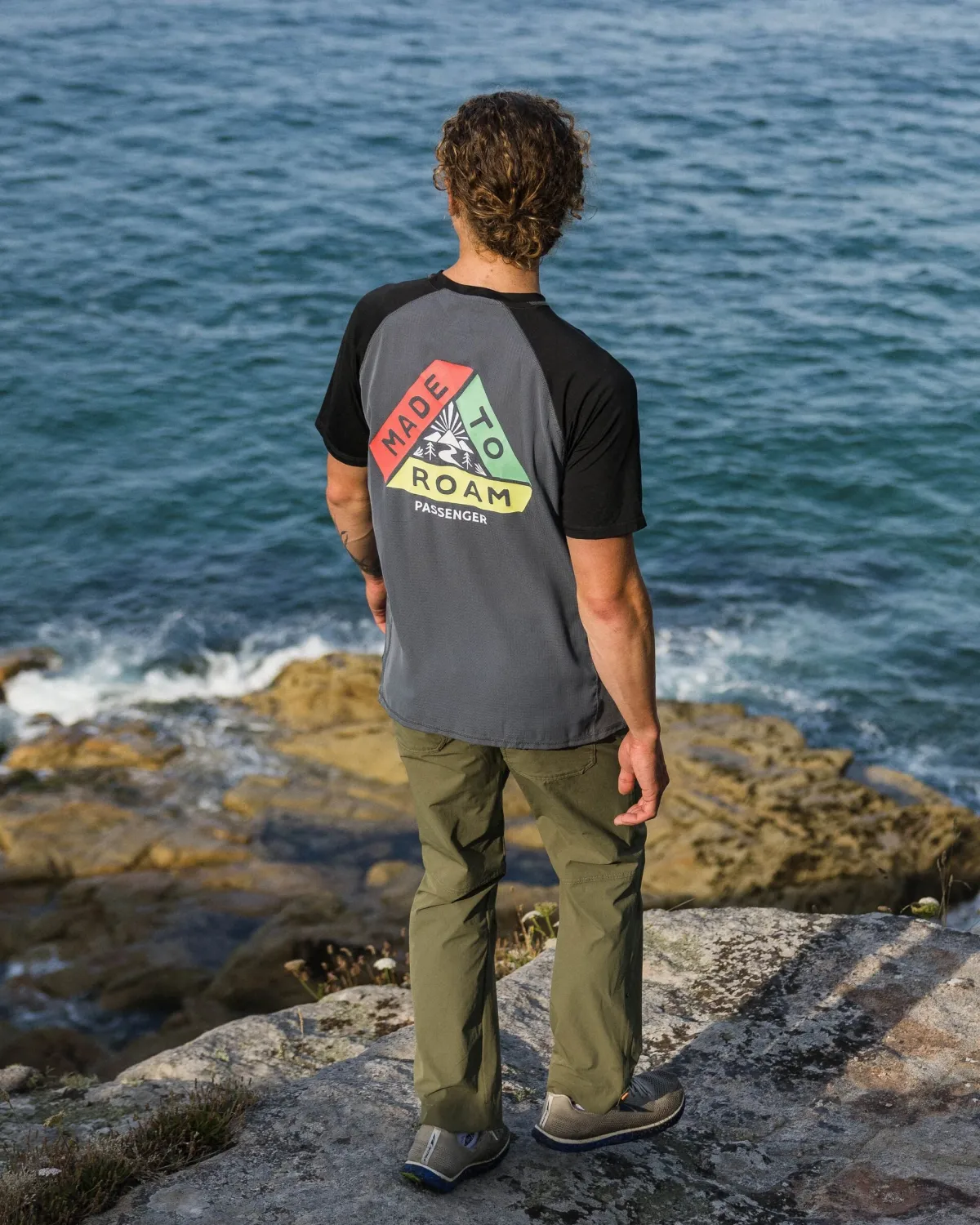 T-Shirts & Tank Tops|T-Shirts & Tank Tops|Passenger Dawn To Dusk Recycled Active T-shirt - Storm Gray StormGray
