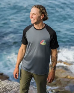 T-Shirts & Tank Tops|T-Shirts & Tank Tops|Passenger Dawn To Dusk Recycled Active T-shirt - Storm Gray StormGray