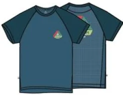 T-Shirts & Tank Tops|T-Shirts & Tank Tops|Passenger Dawn To Dusk Recycled Active T-shirt - Blue Steel BlueSteel