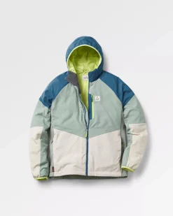 Jackets|Outdoor Active|Passenger Daybreak Lightweight Men's Recycled Thermore Insulated Jacket - Pistachio/Blue Steel Pistachio/BlueSteel