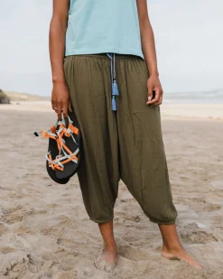 Dresses|Pants|Passenger Daylily Loose Pant - Khaki Green KhakiGreen