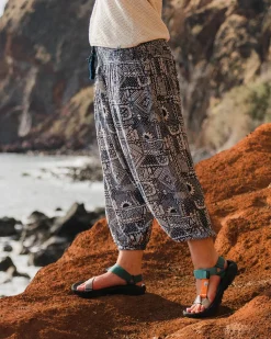 Overalls & Pants|Dresses|Passenger Daylily Loose Pants - Vintage Patchwork Navy VintagePatchworkNavy