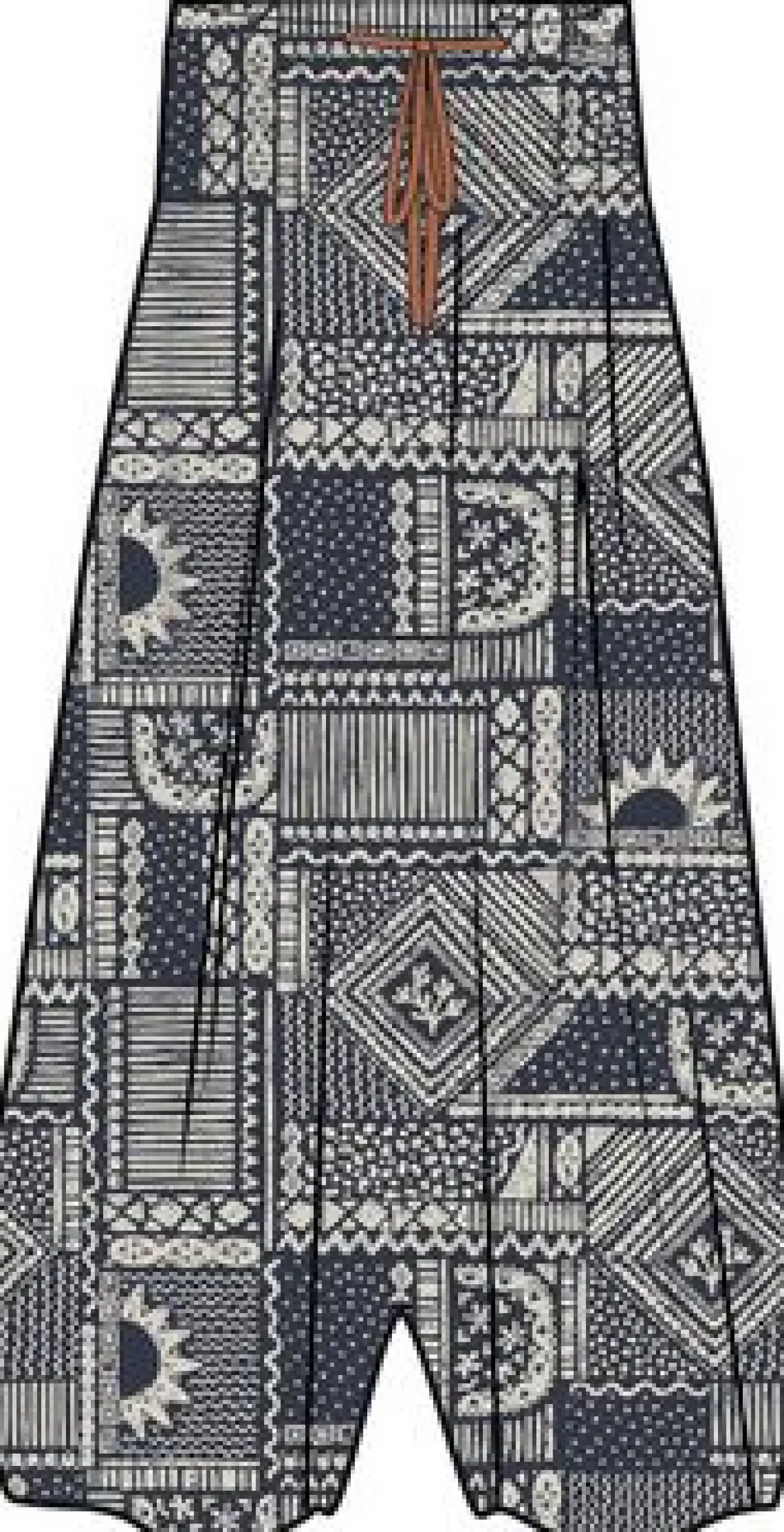 Overalls & Pants|Dresses|Passenger Daylily Loose Pants - Vintage Patchwork Navy VintagePatchworkNavy