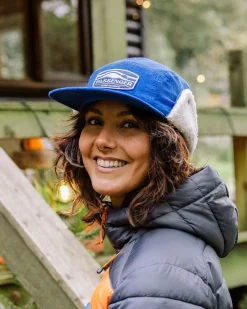 Hats & Caps|Passenger Daytime Recycled Cotton Sherpa Lined Hat - Azure Blue AzureBlue