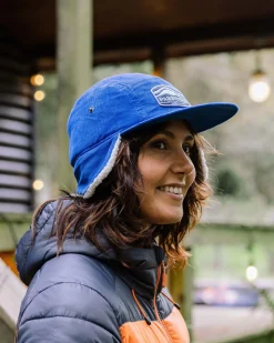 Hats & Caps|Passenger Daytime Recycled Cotton Sherpa Lined Hat - Azure Blue AzureBlue