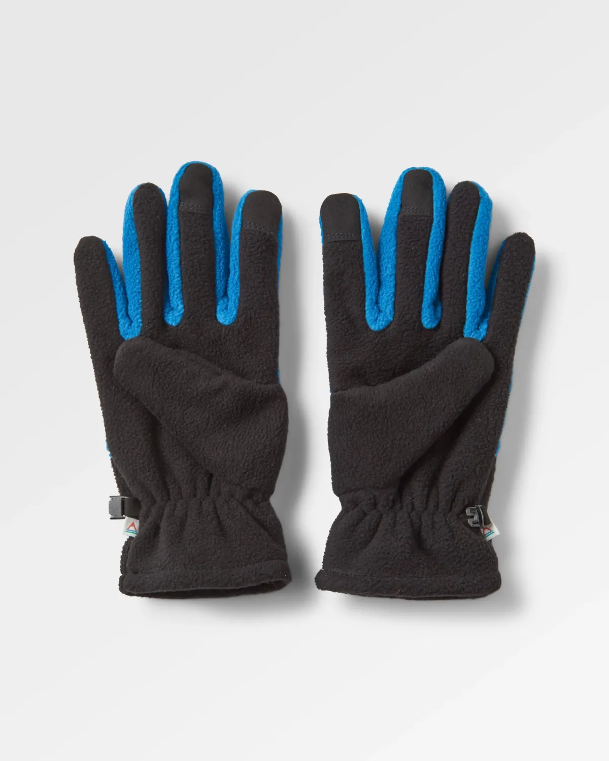 Gloves|Gloves|Passenger Daytrip Recycled Polar Fleece Touch Screen Gloves - Black/Tidal Blue Black/TidalBlue