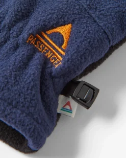 Gloves|Gloves|Passenger Daytrip Recycled Polar Fleece Touch Screen Gloves - Rich Navy RichNavy