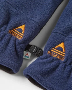 Gloves|Gloves|Passenger Daytrip Recycled Polar Fleece Touch Screen Gloves - Rich Navy RichNavy