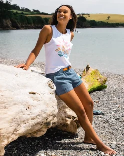 Shorts|Shorts|Passenger Del Sur Cord Short - Stone Blue StoneBlue