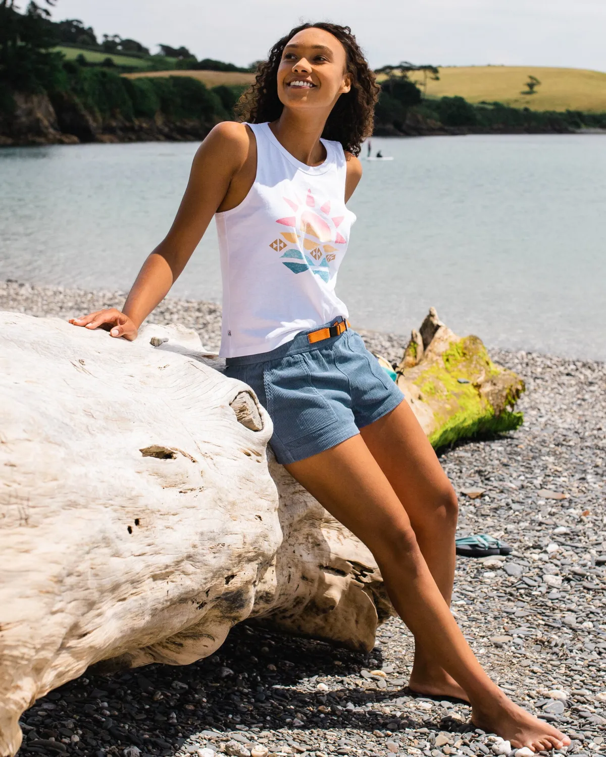 Shorts|Shorts|Passenger Del Sur Cord Short - Stone Blue StoneBlue