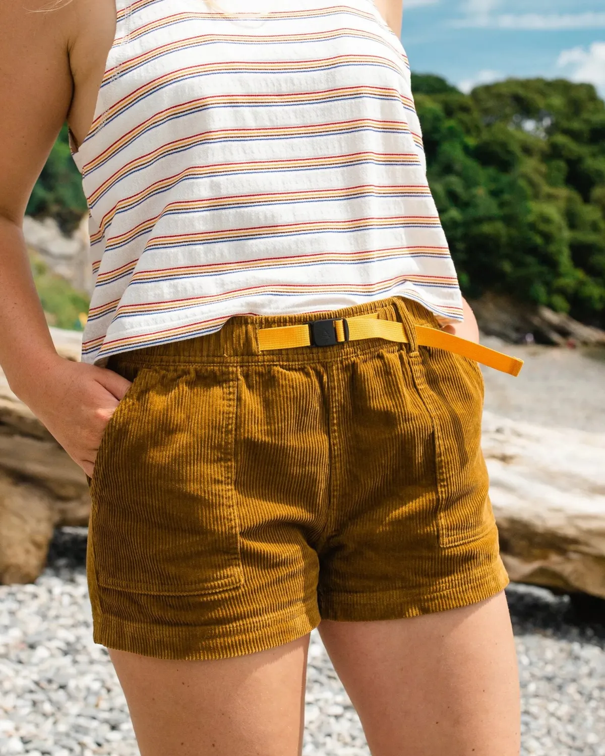 Shorts|Shorts|Passenger Del Sur Cord Shorts - Tapenade