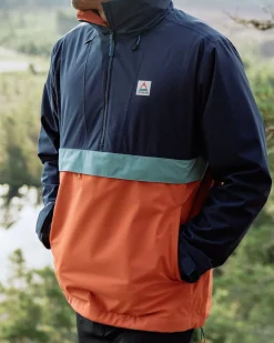 Jackets|Outdoor Active|Passenger Diablo Recycled Water Resistant Pullover - Rich Navy RichNavy