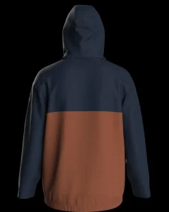 Jackets|Outdoor Active|Passenger Diablo Recycled Water Resistant Pullover - Rich Navy RichNavy