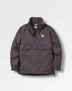 Outdoor Active|Jackets|Passenger Diablo Recycled Water Resistant Pullover - Faded Black FadedBlack