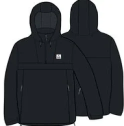Outdoor Active|Jackets|Passenger Diablo Recycled Water Resistant Pullover - Faded Black FadedBlack