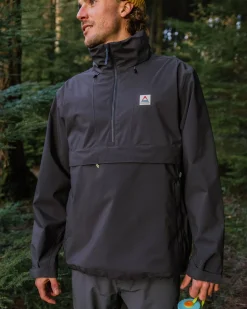Outdoor Active|Jackets|Passenger Diablo Recycled Water Resistant Pullover - Faded Black FadedBlack