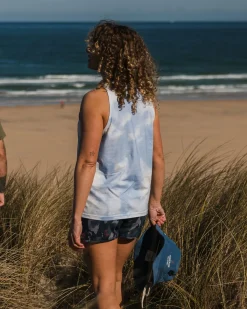 Tank Tops|Passenger Discovery Organic Cotton Tank Top - Tie Dye Cornflower TieDyeCornflower