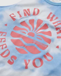 Tank Tops|Passenger Discovery Organic Cotton Tank Top - Tie Dye Cornflower TieDyeCornflower