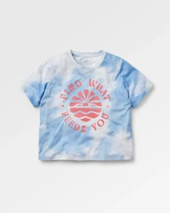 T-Shirts & Tank Tops|Passenger Discovery Organic Cotton T-Shirt - Tie Dye Cornflower TieDyeCornflower