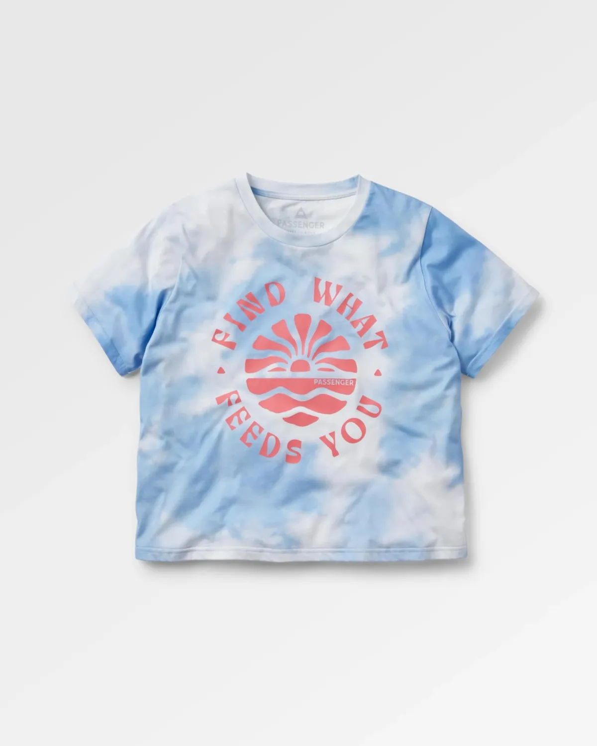 T-Shirts & Tank Tops|Passenger Discovery Organic Cotton T-Shirt - Tie Dye Cornflower TieDyeCornflower