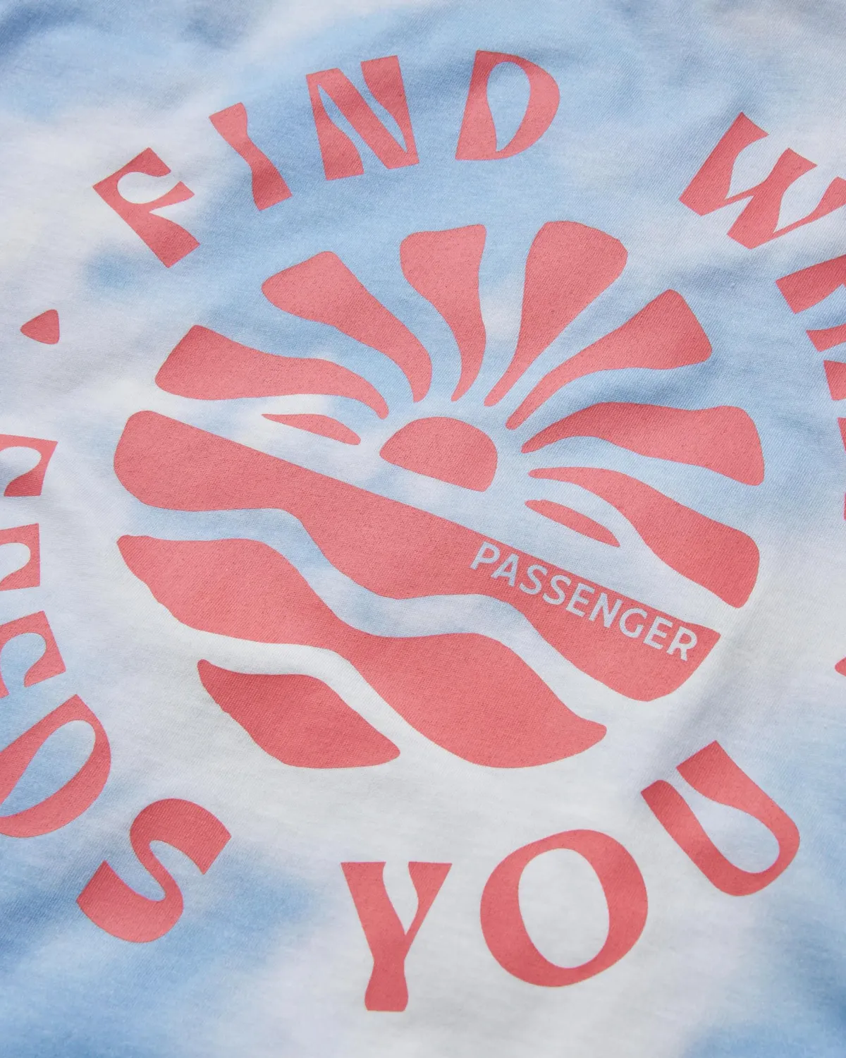 T-Shirts & Tank Tops|Passenger Discovery Organic Cotton T-Shirt - Tie Dye Cornflower TieDyeCornflower