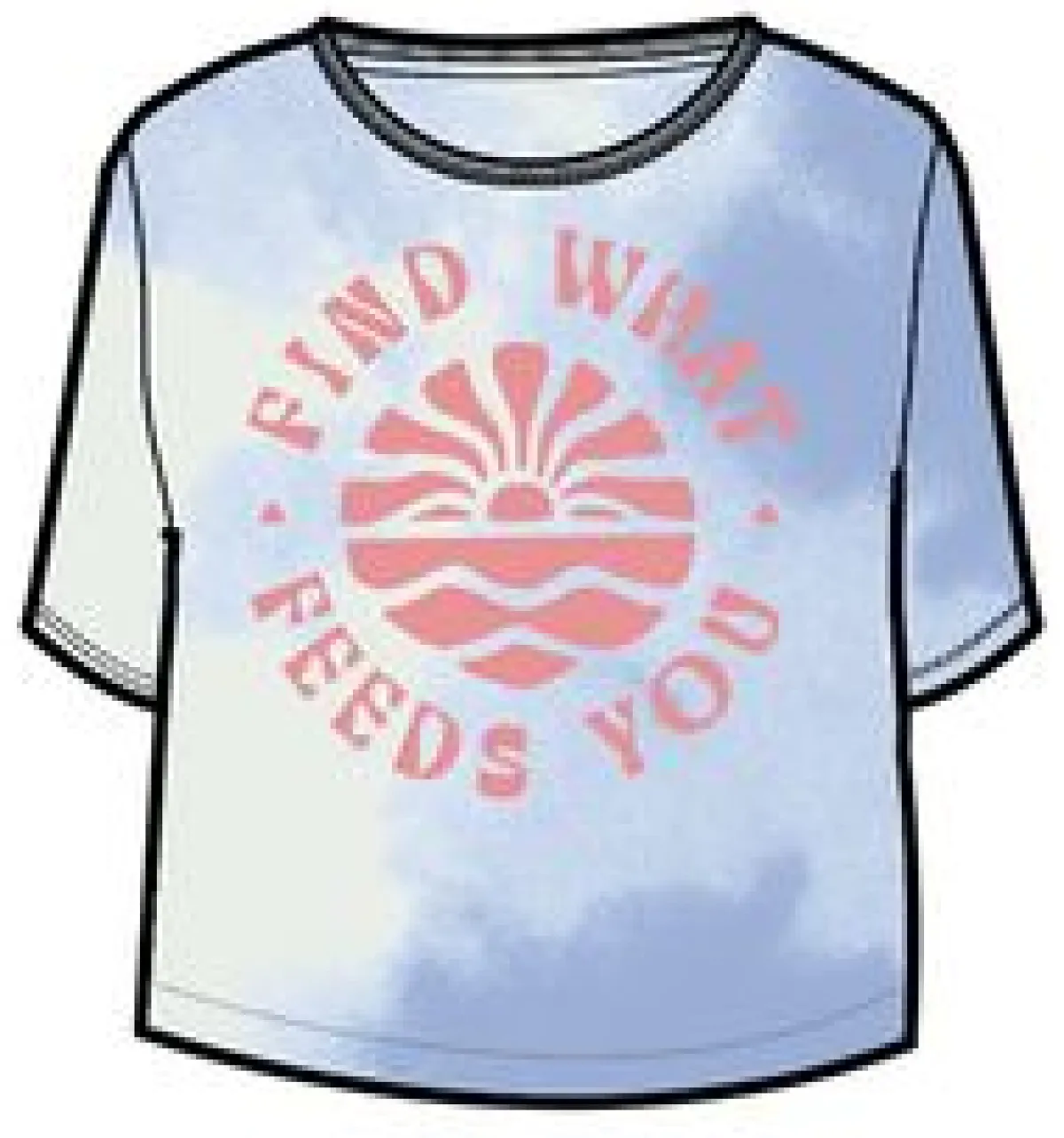 T-Shirts & Tank Tops|Passenger Discovery Organic Cotton T-Shirt - Tie Dye Cornflower TieDyeCornflower