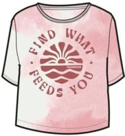 T-Shirts & Tank Tops|Passenger Discovery Organic Cotton T-Shirt - Tie Dye Shell Pink TieDyeShellPink