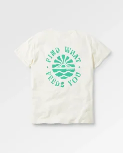 T-Shirts & Tank Tops|Tops & T-Shirts|Passenger Discovery Rolled Sleeve T-Shirt - Marshmallow