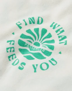 T-Shirts & Tank Tops|Tops & T-Shirts|Passenger Discovery Rolled Sleeve T-Shirt - Marshmallow